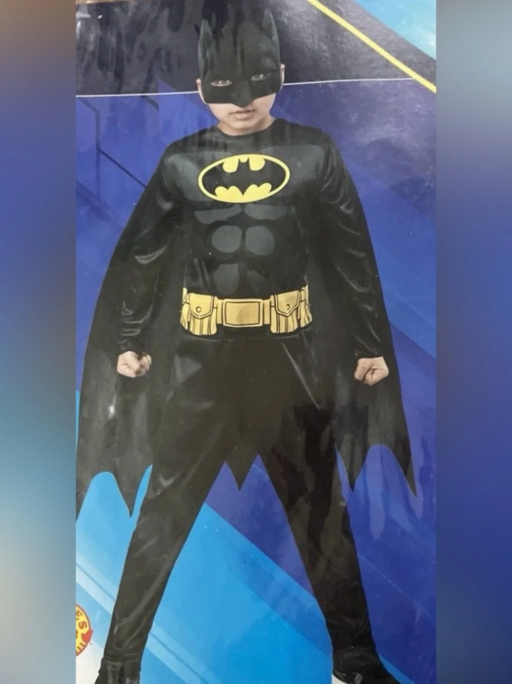 🦇 Rubies DC Comics Batman Padded Muscle Child Costume Size 6-8 🦇